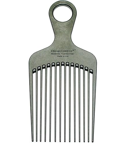 Amazon.com : Chicago Comb Model 6 Carbon Fiber, 7 inches (17.8 cm